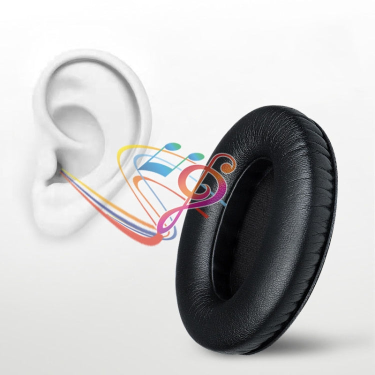 2 PCS Breathable Foam Headphone Sleeves Earmuffs For Sennheiser HD200 Pro, Spec: Wrinkled - Apple Accessories by buy2fix | Online Shopping UK | buy2fix