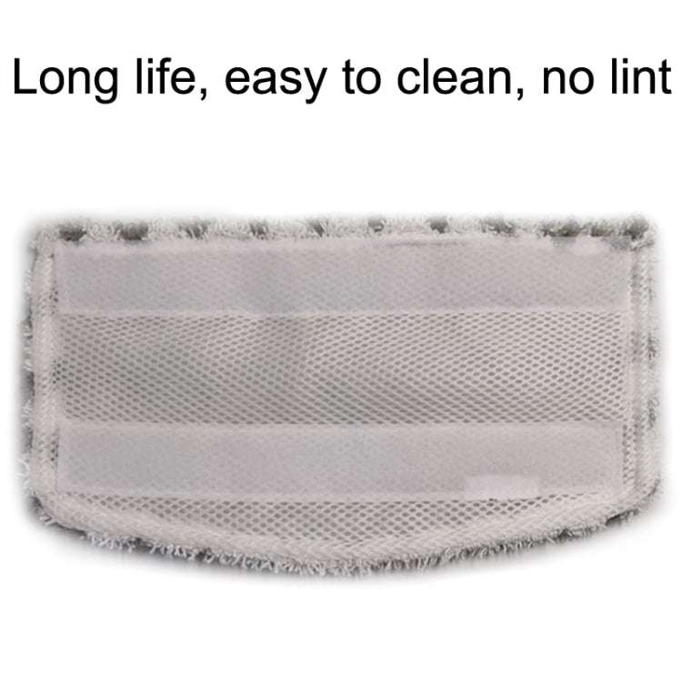 2PCS Steam Mop Cloth Cover Accessories For Shark S1000A(Gray Black) - Consumer Electronics by buy2fix | Online Shopping UK | buy2fix