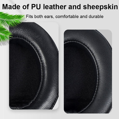 2 PCS Breathable Foam Headphone Earmuffs with Buckle For Sennheiser Momentum 3, Spec: Black Protein - Apple Accessories by buy2fix | Online Shopping UK | buy2fix