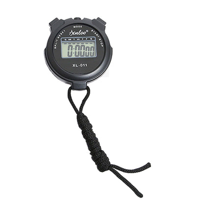 XINLOO XL-011 Display Single Memory Stopwatch Running Fitness Training Electronic Timer(Black) - Pedometer by null | Online Shopping UK | buy2fix