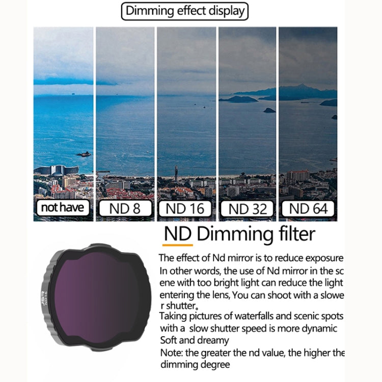 JSR  Adjustable Filter For DJI Avata,Style: CPL ND8 ND16 - Lens Filter by JSR | Online Shopping UK | buy2fix