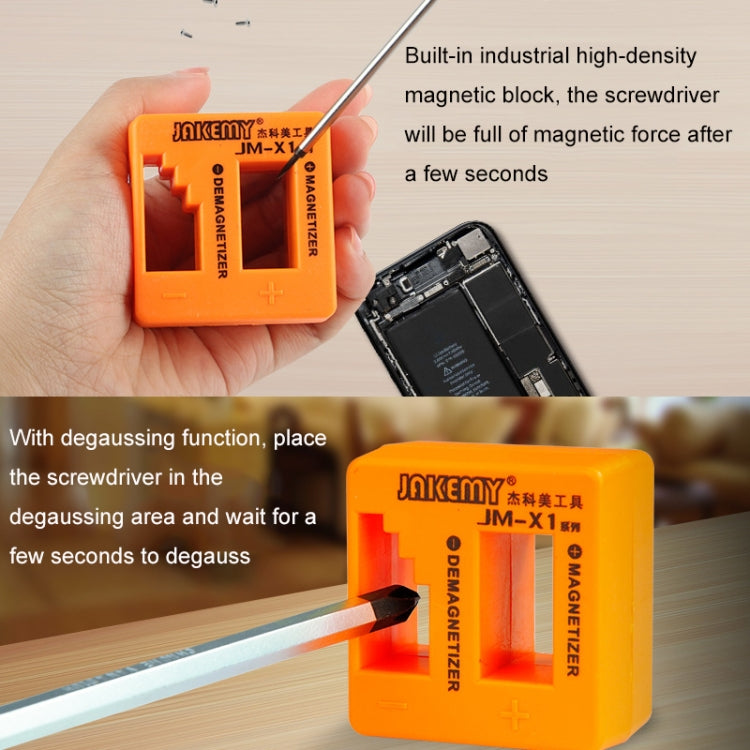 JAKEMY JM-X1 Manual Screwdriver Magnetizer/Demagnetizer - Magnetizer Demagnetizer Tool by JAKEMY | Online Shopping UK | buy2fix