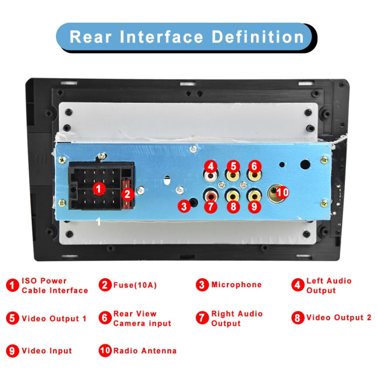 Q3570 9 inch Carplay Single Spindle MP5 Player, Style: Standard - In Car by buy2fix | Online Shopping UK | buy2fix