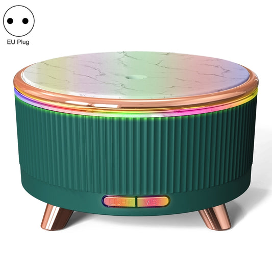 Ultrasonic Aromatherapy Diffuser Humidifier Essential Oil Diffuser EU Plug(Dark Green) - Home & Garden by buy2fix | Online Shopping UK | buy2fix