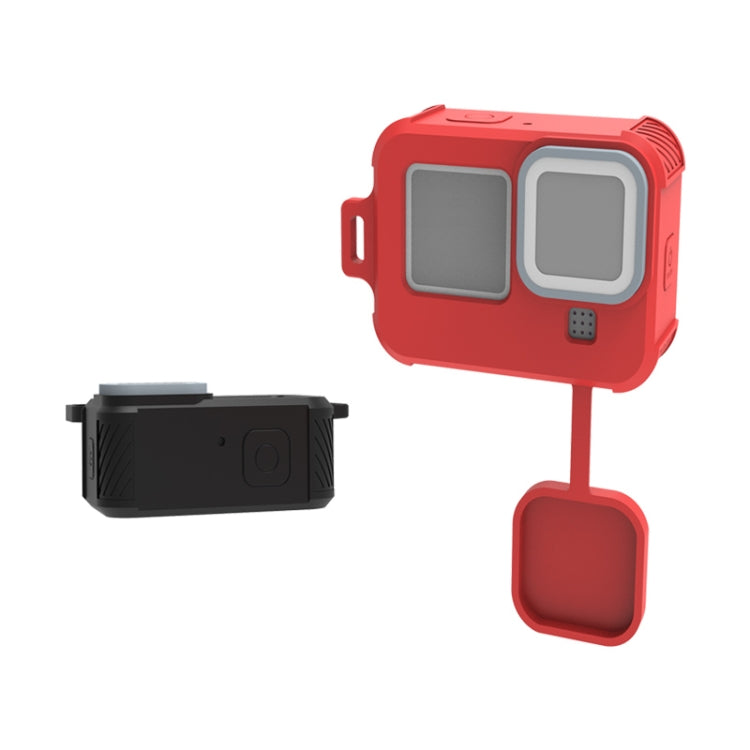 For GoPro HERO10 Black / HERO9 Black Liquid Silicone Case(Orange) - DJI & GoPro Accessories by buy2fix | Online Shopping UK | buy2fix