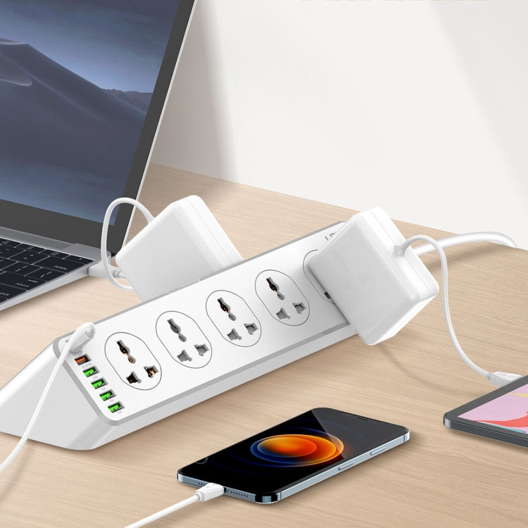 LDNIO SC10610 30W 10+6 Ports Multifunctional Travel Home Office Fast Charging Socket, Spec: EU Plug - Extension Socket by LDNIO | Online Shopping UK | buy2fix