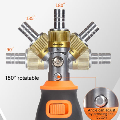 2050E 8 In 1 Portable Multifunctional S2 Batch Head Two-way Ratchet Screwdriver Set(Gray) - Home & Garden by buy2fix | Online Shopping UK | buy2fix