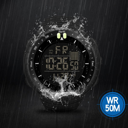 SYNOKE 9648-B Men Outdoor Waterproof Luminous Sports Electronic Watch(Black) - LED Digital Watches by SYNOKE | Online Shopping UK | buy2fix