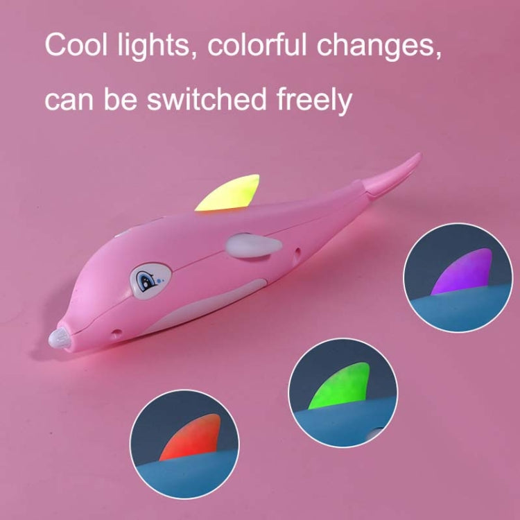 Children 3D Printing Pen Low Temperature Intelligent Screen Display Voice Drawing Pen, Style:, Color: 3 Colors (Blue) - Consumer Electronics by buy2fix | Online Shopping UK | buy2fix