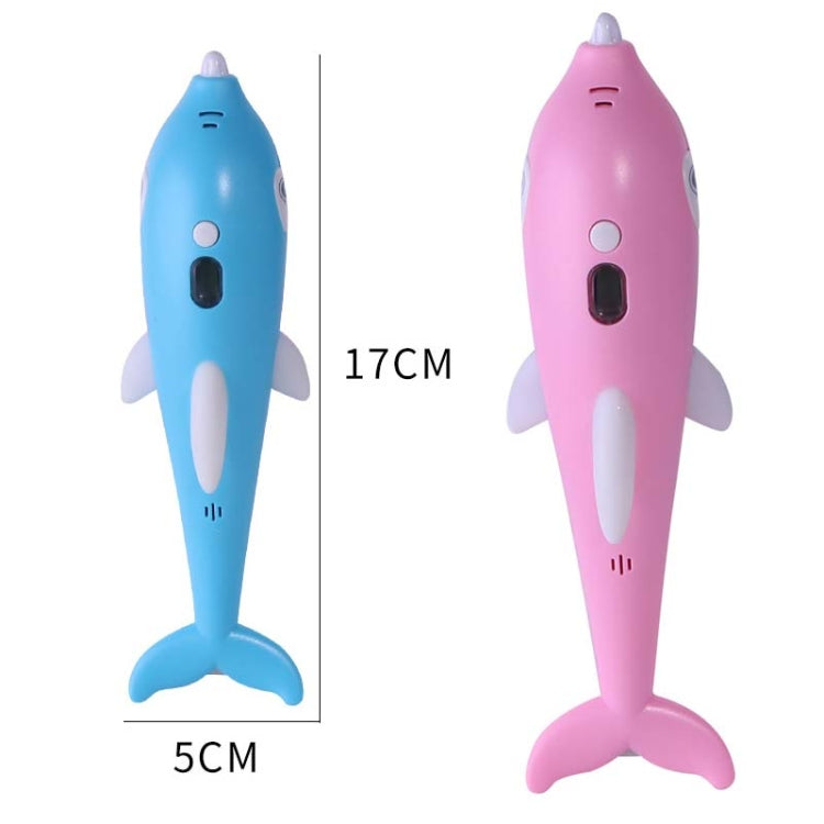 Children 3D Printing Pen Low Temperature Intelligent Screen Display Voice Drawing Pen, Style:, Color: 13 Colors (Blue) - Consumer Electronics by buy2fix | Online Shopping UK | buy2fix