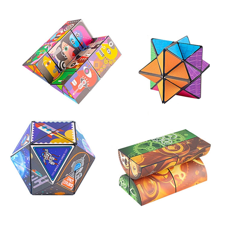 Qiyi Geometric Infinite Magic Cube Space Thinking Puzzle Decompression Toy(Gear) - Magic Cubes by Qiyi | Online Shopping UK | buy2fix