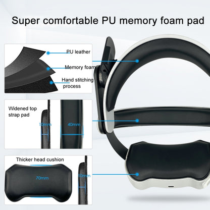 For Oculus Quest 2 Power Bank Head Strap With 5200mAh Rechargeable Battery(Black) - Consumer Electronics by buy2fix | Online Shopping UK | buy2fix