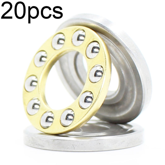 20pcs 3x8x3.5mm Plane Thrust Ball High-temperature Resistant and High-loading Bearings(F3-8M) - Bearing by buy2fix | Online Shopping UK | buy2fix