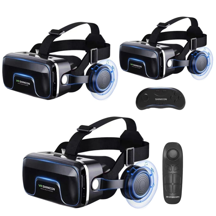 VRSHINECON G04EA+B03 Handle 7th VR Glasses 3D Virtual Reality Game Digital Glasses With Headset - VR Headset by VRSHINECON | Online Shopping UK | buy2fix