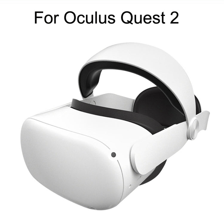 For Oculus Quest 2 VR SHINECON OS01 Adjustable All -In -One Head Strap VR Accessories(White) - Consumer Electronics by buy2fix | Online Shopping UK | buy2fix