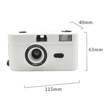 R2-FILM Retro Manual Reusable Film Camera for Children without Film(White+Green) - Consumer Electronics by buy2fix | Online Shopping UK | buy2fix