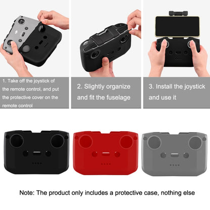 BRDRC DJI-7559 For DJI Mavic 3 / Mini 3 / 3 Pro Remote Control Silicone Protective Cover(Gray) - DJI & GoPro Accessories by BRDRC | Online Shopping UK | buy2fix