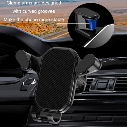 Car Air Outlet Upside-down Hook Strong Mobile Phone Holder(High-grade Black) - In Car by buy2fix | Online Shopping UK | buy2fix