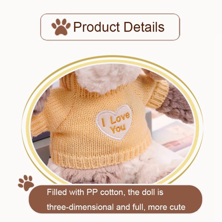 Cute Dressing Teddy Plush Toys Decorative Gift Plush Doll, Color: Gray Hoodie - Soft Toys by buy2fix | Online Shopping UK | buy2fix