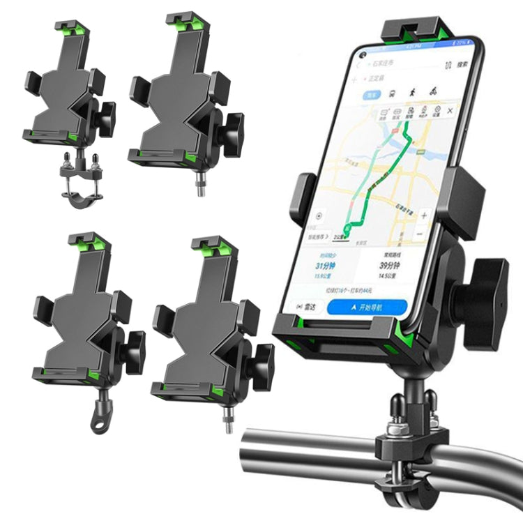 A04 Metal Motorcycle Mobile Phone Navigation Bracket Bicycle Frame Multifunctional Car Fixed Clamp(M8 Ball Header Installation Model) - In Car by buy2fix | Online Shopping UK | buy2fix