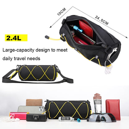 Rhinowalk RK9103 2.4L Outdoor Sports Cycling Front Bag Bicycle Waterproof Handlebar Bag(Gray) - Bicycle Bags by buy2fix | Online Shopping UK | buy2fix
