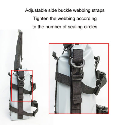 LONGHIKER Motorcycle Quick Release Waterproof Bumper Side Bag(Gray) - In Car by buy2fix | Online Shopping UK | buy2fix