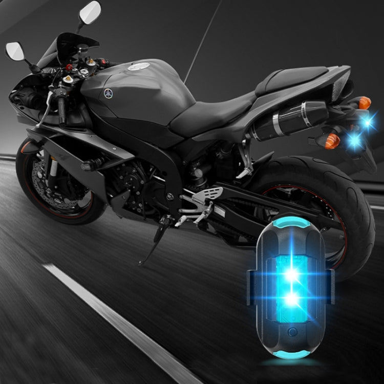 Vibration Remote Control Induction Motorcycle Wireless Strong Magnetic Warning Flash Light, Specification: 1 Light +1 RC - In Car by buy2fix | Online Shopping UK | buy2fix