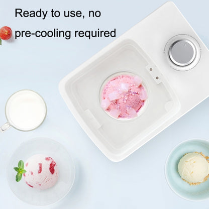 Electronic No Pre-cooling Mini Ice Cream Machine Household Automatic Homemade Yogurt Machine US Plug(White) - Yogurt Machine by buy2fix | Online Shopping UK | buy2fix