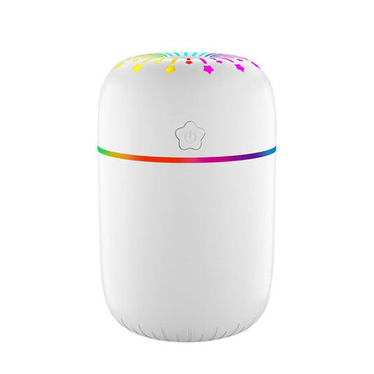 Colorful Cup USB Ambient Light Air Humidifier Desktop Car Marquee Humidifier(Lucky Star White) - Air Purifiers & Parts by buy2fix | Online Shopping UK | buy2fix