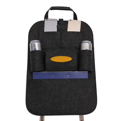 Car Multifunctional Seat Back Storage Hanging Bag, Size: 40x56cm(Dark Gray) - In Car by buy2fix | Online Shopping UK | buy2fix