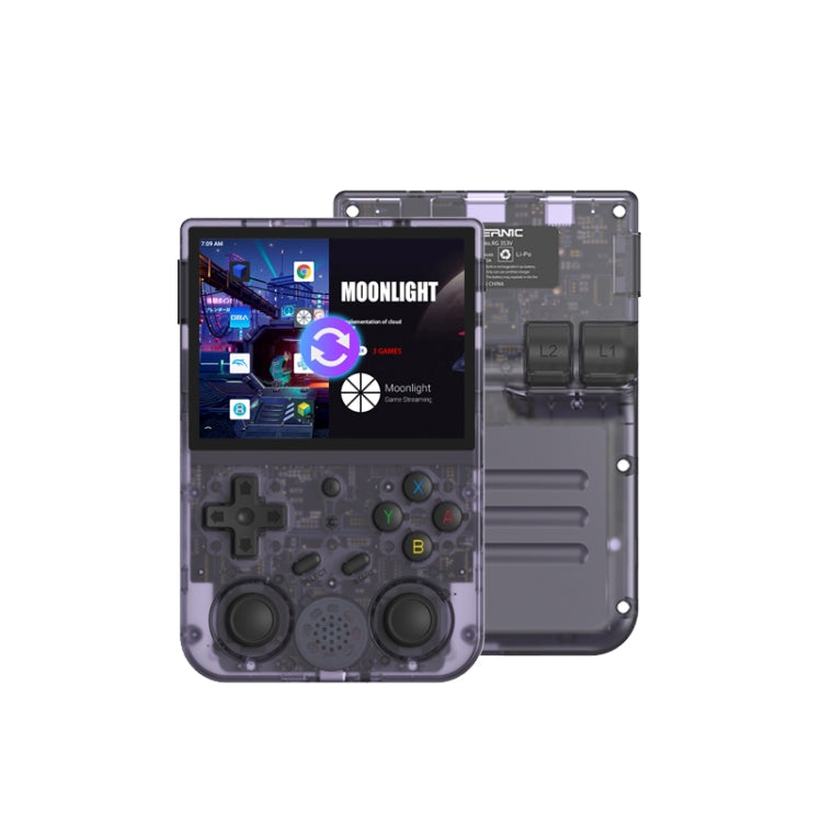 ANBERNIC RG353V  3.5 Inch Wireless Game Box Android 11 Linux OS Handheld Game Console 64G 15000 Games(Transparent Purple) - Pocket Console by ANBERNIC | Online Shopping UK | buy2fix