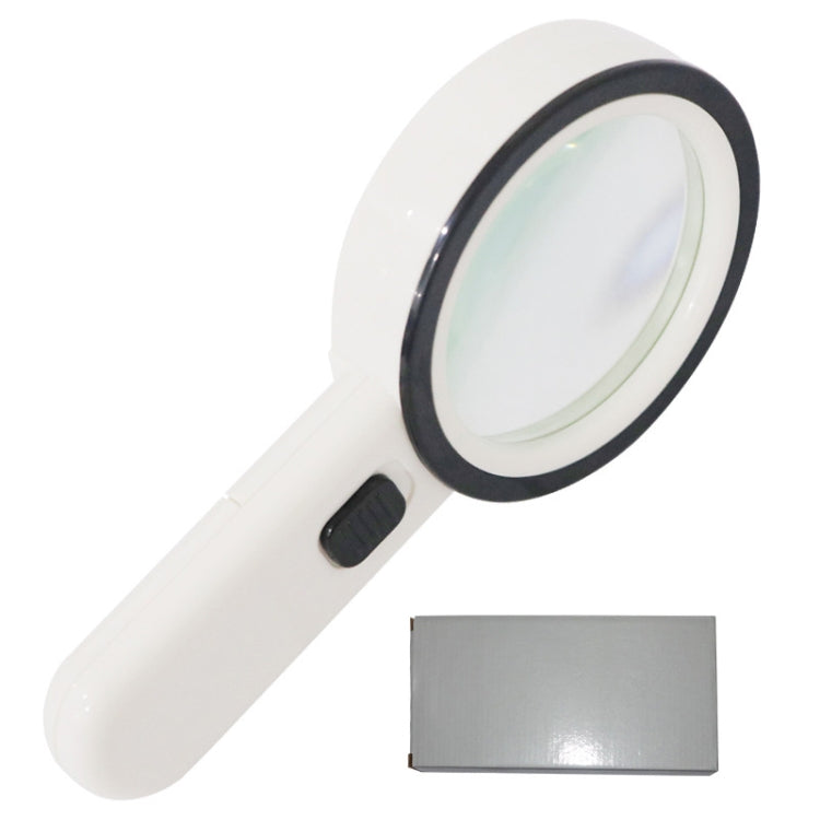 JHS407 30X Handheld HD Magnifier With LED Light(Paper Package) - Consumer Electronics by buy2fix | Online Shopping UK | buy2fix