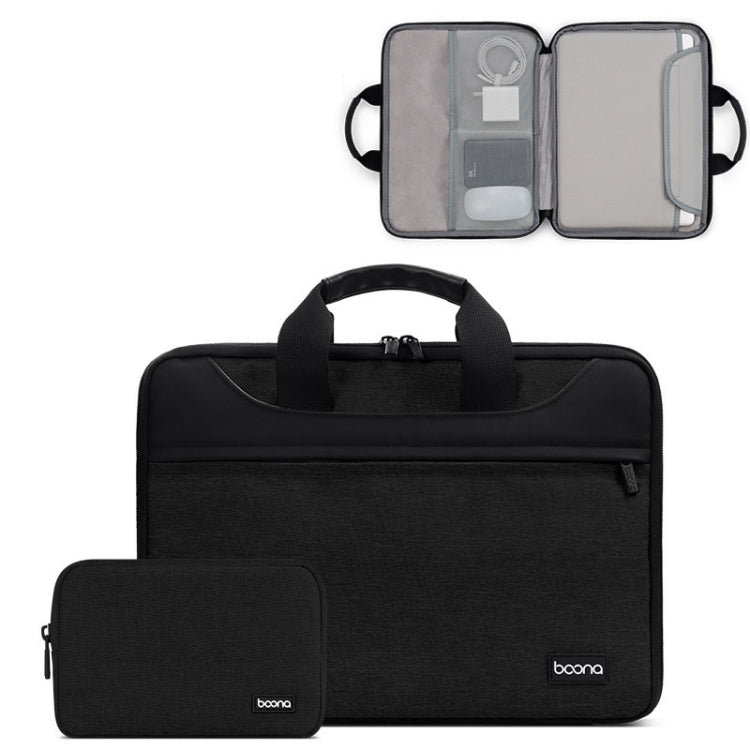 Baona BN-I003 Oxford Cloth Full Open Portable Waterproof Laptop Bag, Size: 11/12 inches(Black+Power Bag) - 10 - 11 inch by Baona | Online Shopping UK | buy2fix