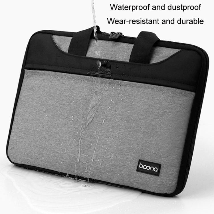 Baona BN-I003 Oxford Cloth Full Open Portable Waterproof Laptop Bag, Size: 11/12 inches(Black) -  by Baona | Online Shopping UK | buy2fix