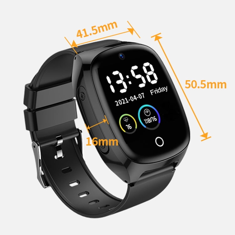 D300 1.54 inch IPS Screen Smart Watch, Support Tracking and Positioning & 4G Video Call(No Body Temperature Version) - Smart Wear by buy2fix | Online Shopping UK | buy2fix