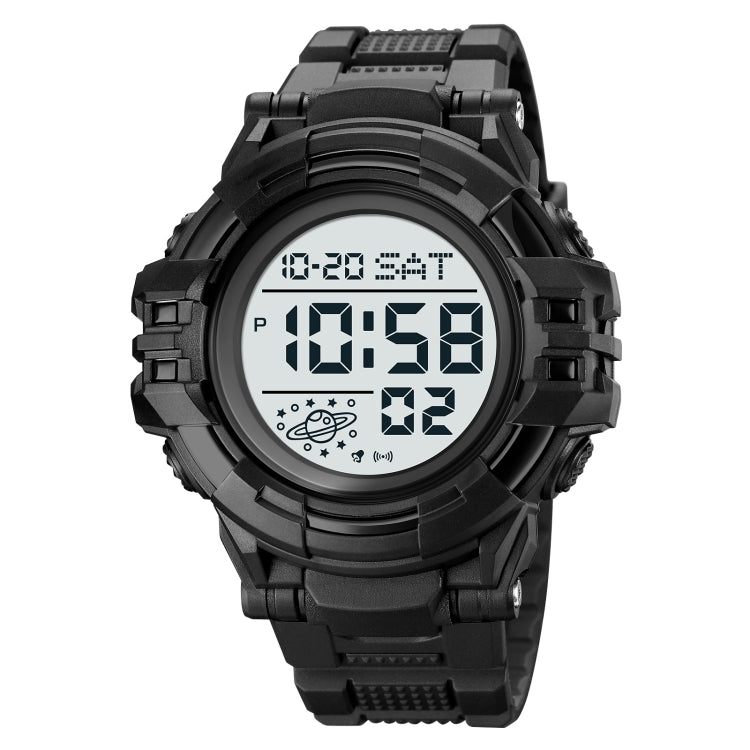 SKMEI 2003 Multifunctional Back Light Sports Watch Mens Countdown Date Alarm Clock Watch(Black White Machine) - LED Digital Watches by SKMEI | Online Shopping UK | buy2fix
