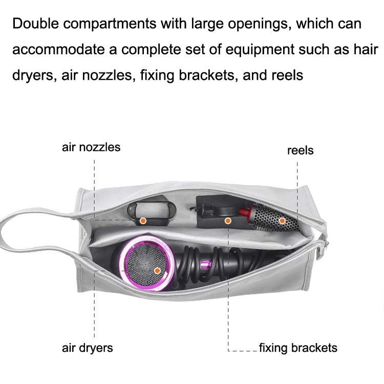 For Dyson Hair Dryer Storage Package Hair Roll Protective Cover, Color: Silver - Consumer Electronics by buy2fix | Online Shopping UK | buy2fix