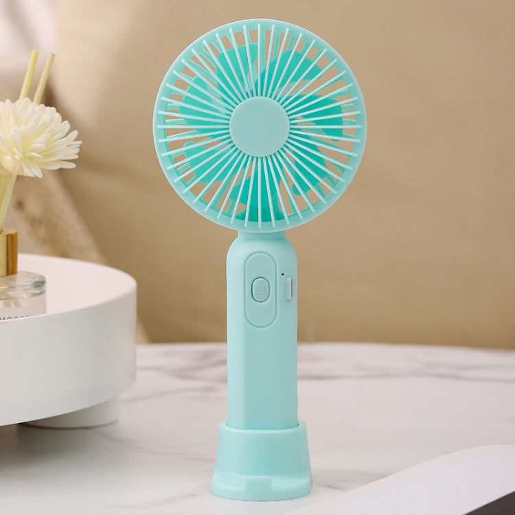 M9 Handheld Mini Fan Outdoor USB Charging Desktop Fan 1500mAh(Green) - Consumer Electronics by buy2fix | Online Shopping UK | buy2fix