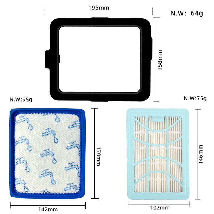 For Philips FC9732 FC9728 FC9735 Vacuum Cleaner Air Filter 1 Air Inlet - Consumer Electronics by buy2fix | Online Shopping UK | buy2fix