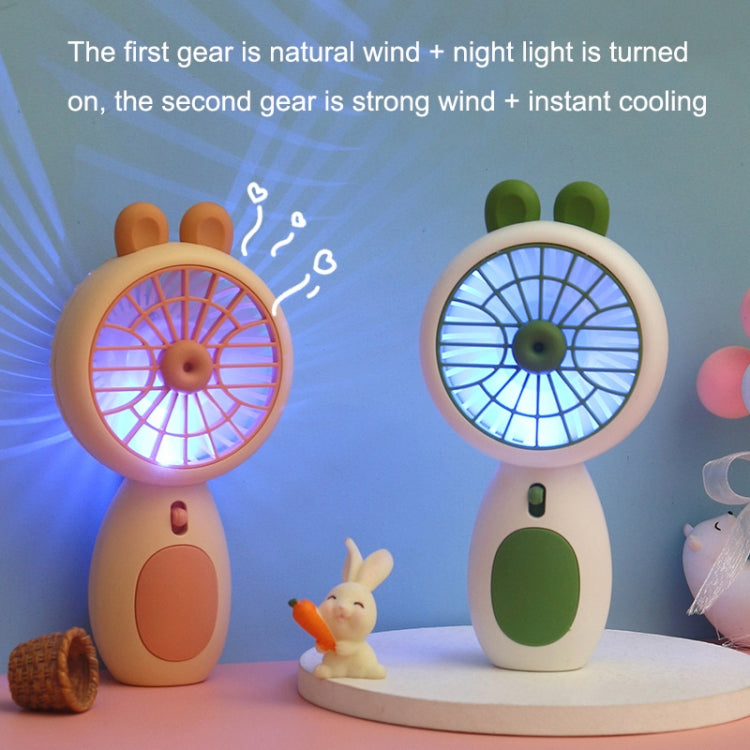 AP238 Outdoor Mini Portable Handheld USB Fan Night Light(Yellow) - Electric Fans by buy2fix | Online Shopping UK | buy2fix