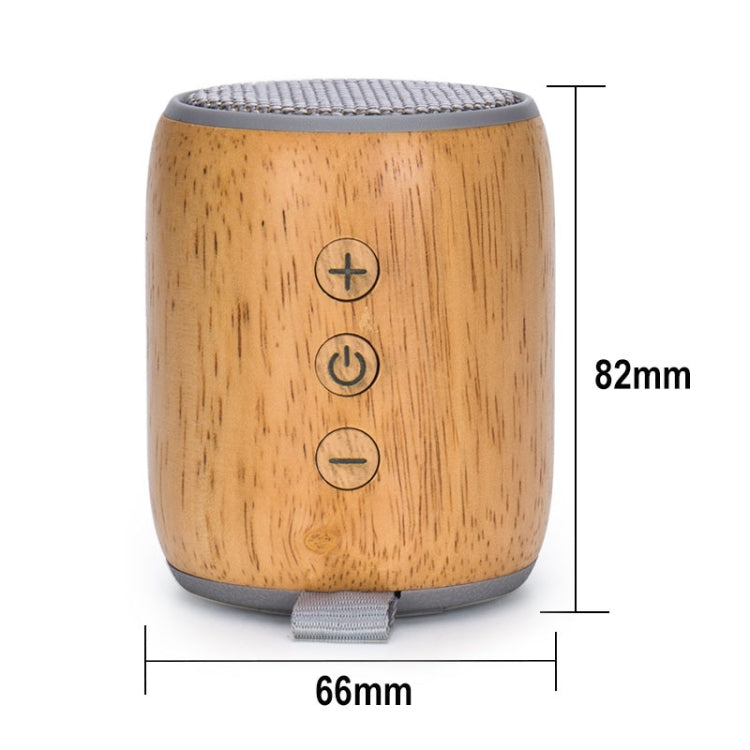 BT811 Mini Wooden Wireless Bluetooth Speaker Support TF Card & 3.5mm AUX(Silver Gray) - Mini Speaker by buy2fix | Online Shopping UK | buy2fix