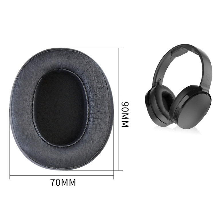 For Skullcandy Crusher 3.0 Wireless/ Crusher Evo /Crusher ANC/ Hesh 3 /VENUE  Headphone 2pcs Ear Pads(Black Gel Model) - Earmuff & Pad by buy2fix | Online Shopping UK | buy2fix