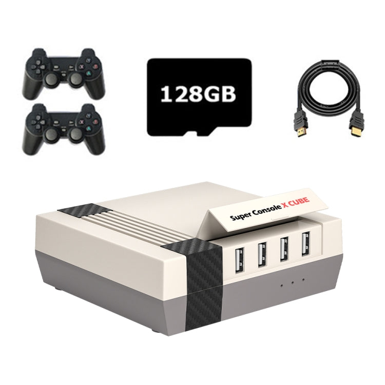 Super Console X Cube Wireless Retro TV Video Game Console Built-in 50+ Emulators 128G 41000+ Games(AU Plug) - Pocket Console by buy2fix | Online Shopping UK | buy2fix