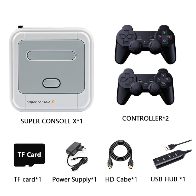 Super Console X 256G 50000+ Games Wireless 4K HD 3D Double Game Console Box, AU Plug - Pocket Console by buy2fix | Online Shopping UK | buy2fix