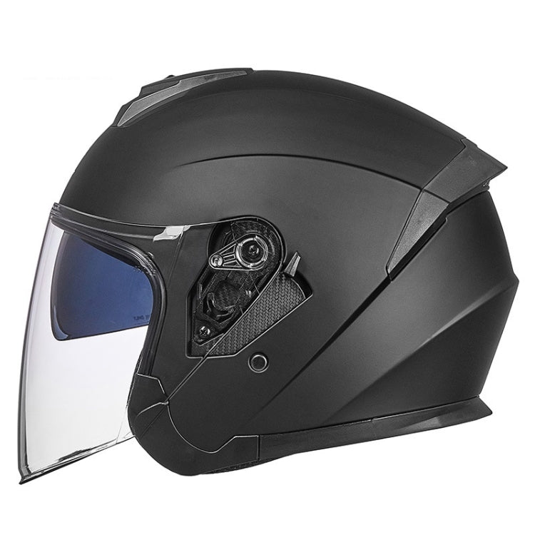 GXT Electric Vehicle Four Seasons Sun Protection & Windshield Double Lens Helmet, Size: L(Matt Black) - Helmets by GXT | Online Shopping UK | buy2fix