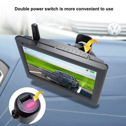 Solar HD Wireless Integrated License Plate Frame Display Camera - Rear View Cameras by buy2fix | Online Shopping UK | buy2fix