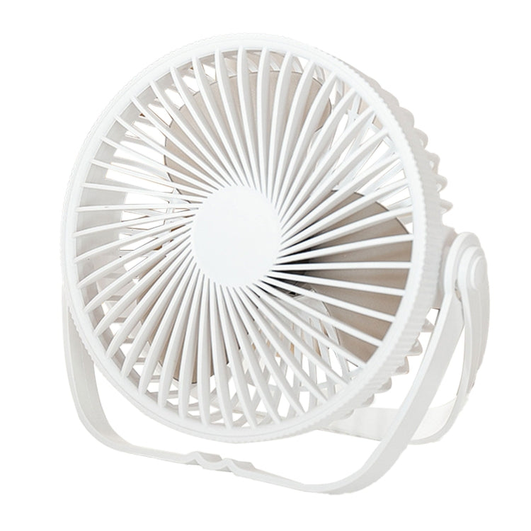 3-in-1 Electric Fan Wall Mounted Desktop Quiet Brushless Turbine Mini Fan, Style: USB Plug(White) - Electric Fans by buy2fix | Online Shopping UK | buy2fix