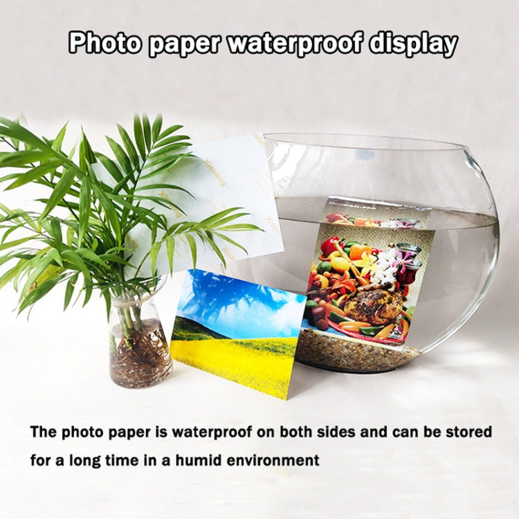6 Inch 50 Sheets 260g Waterproof RC Photo Paper for Brother/Epson/Lenovo/HP/Canon Inkjet Printers(Silk Surface) - Printer Accessories by buy2fix | Online Shopping UK | buy2fix