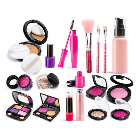 Girls Simulation Dressing Makeup Box Play House Non-toxic Cosmetics Set, Style: 20 In 1 OPP Bag - Pretend Play Toys by buy2fix | Online Shopping UK | buy2fix