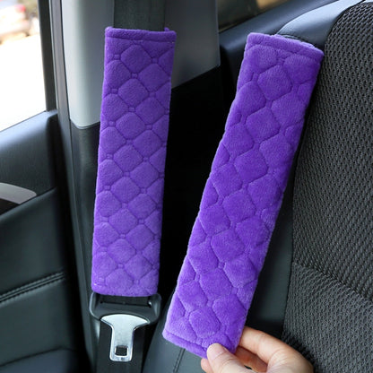 Car Seat Belt Protector Soft Extended Shoulder Pads, Color: Black Ice Silk - Seat Belts & Padding by buy2fix | Online Shopping UK | buy2fix